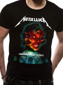 Metallica Hardwired Album Cover - T-paita