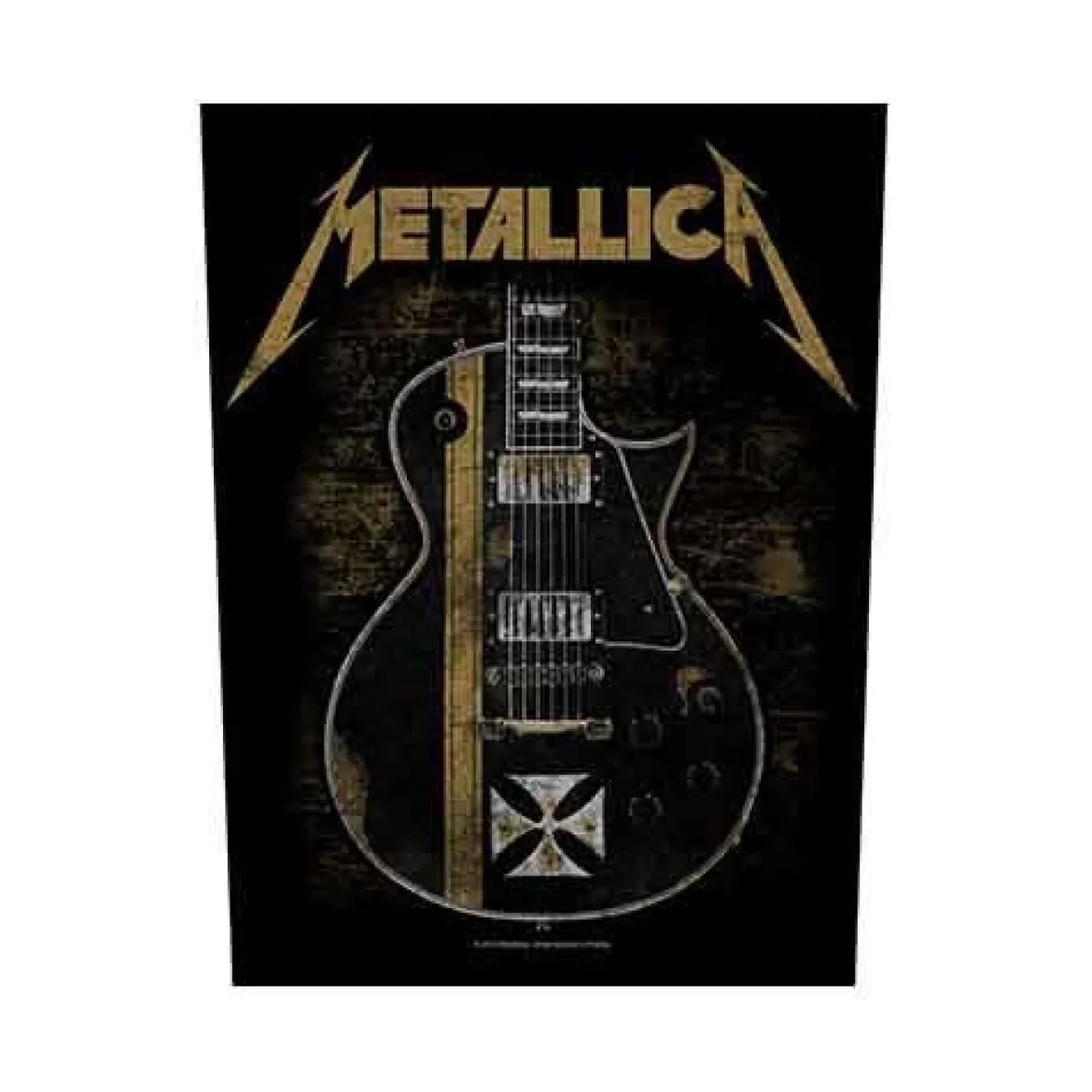 Metallica Hetfield Guitar - Kangasmerkki, selkä