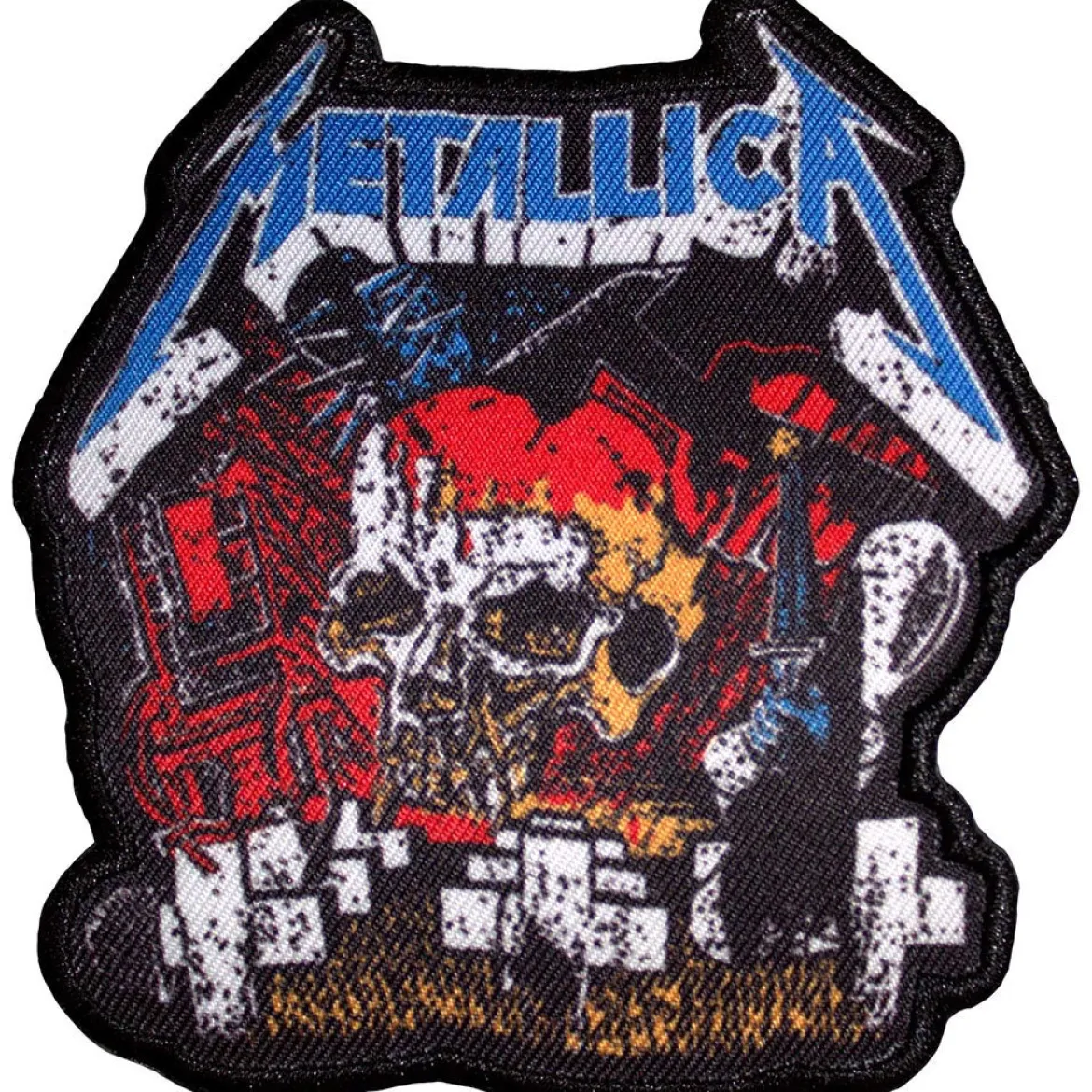 Metallica: Master of puppets skull - Kangasmerkki
