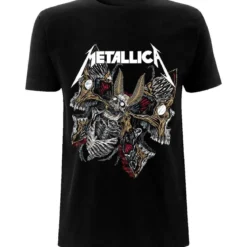 Metallica Skull Moth - T-paita