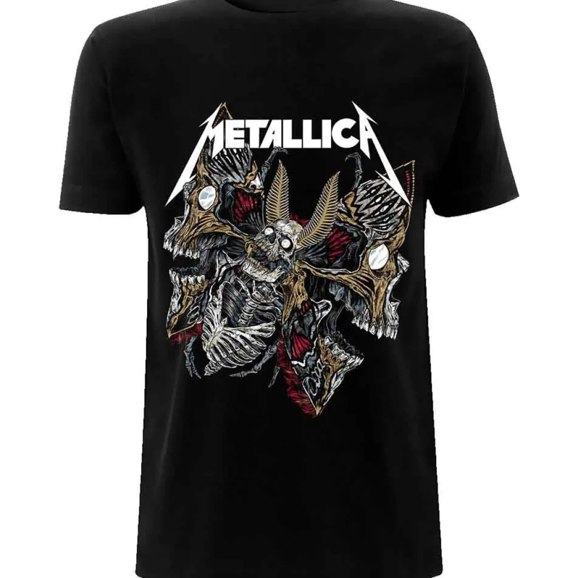 Metallica Skull Moth - T-paita