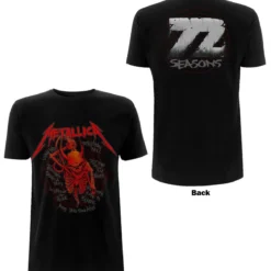 Metallica Skull Screaming Red 72 Seasons - T-Paita