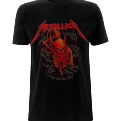 Metallica Skull Screaming Red 72 Seasons - T-Paita