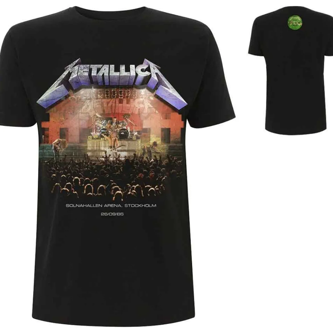 Metallica Stockholm '86. - T-paita