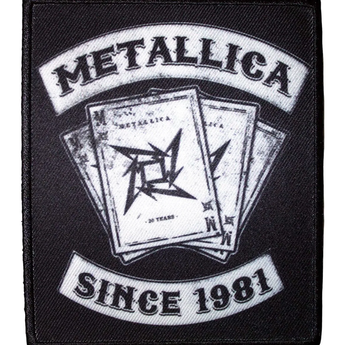 Metallica: 30th anniversary playing card - Kangasmerkki
