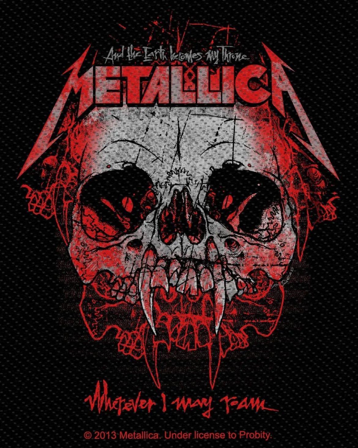 Metallica Wherever I May Roam - Kangasmerkki
