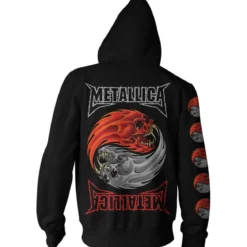 Metallica Ying Yang - Unisex vetoketjuhuppari