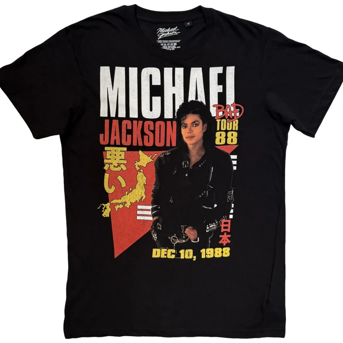 Michael Jackson: Bad Tour '88 Tokyo - T-paita