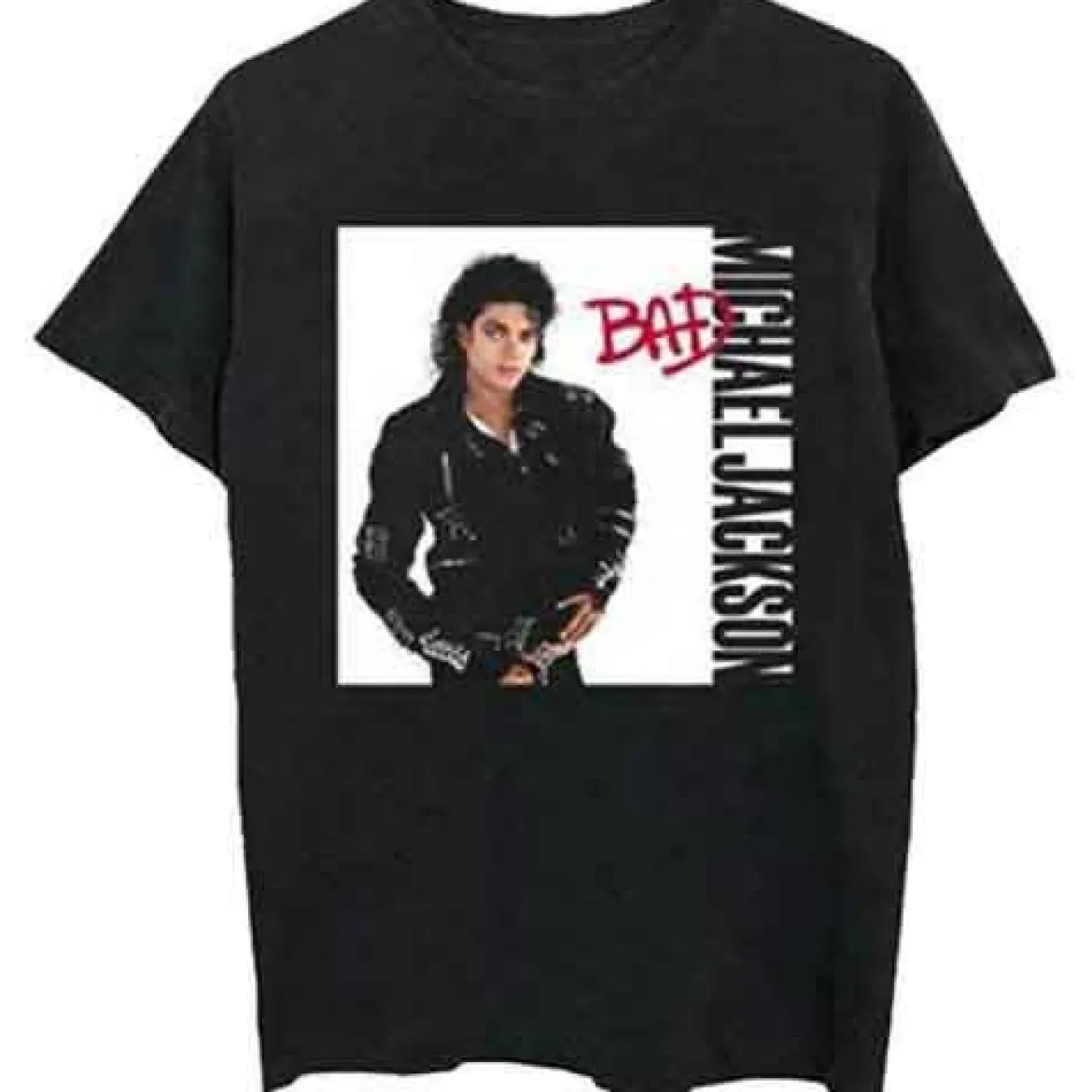 Michael Jackson Bad - T-paita, musta