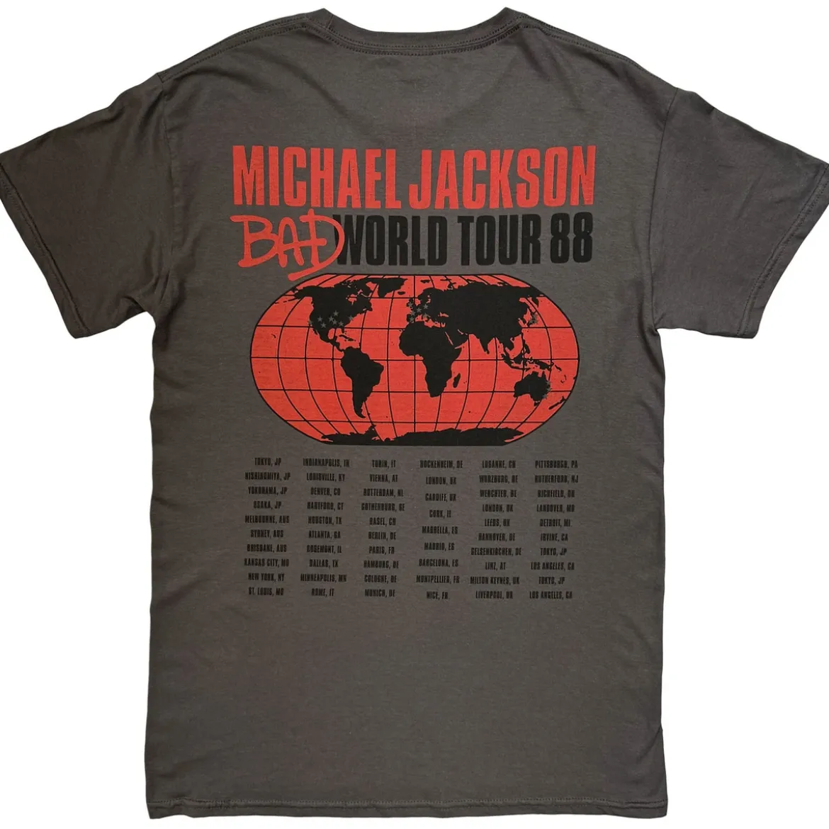 Michael Jackson: Bad World Tour '88 - T-paita