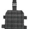 Mil-Tec Molle Leg Base - reisipaneeli, musta