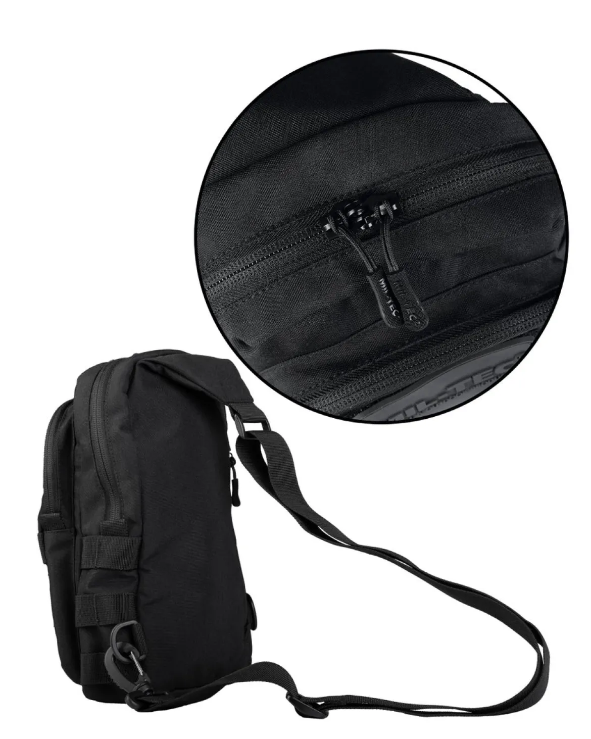 Mil-Tec OD - Crossbody laukku, musta