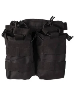 Mil-Tec Open Top Double tasku, musta