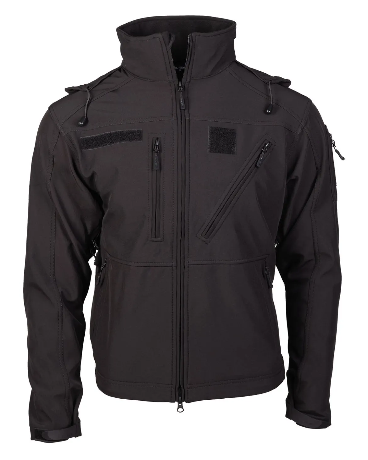 Mil-Tec SCU 14 - Softshell takki, musta