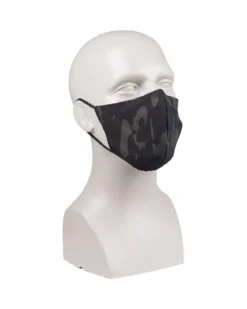 Mil-Tec V shape - Joustava kasvomaski,multitarn black