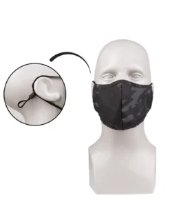 Mil-Tec wide shape - Kasvomaski, multitarn black