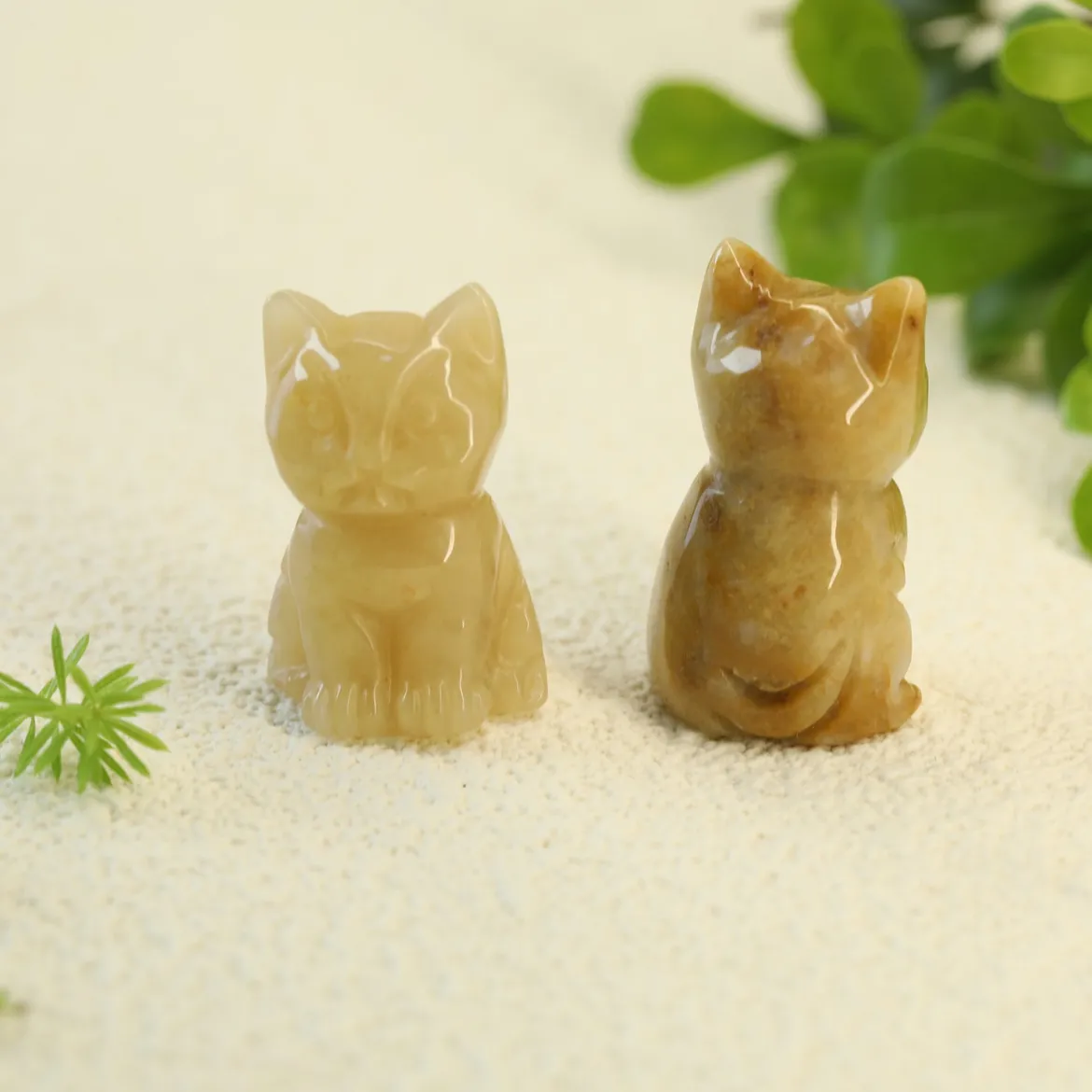 Mini kissa – Keltainen aventuriini