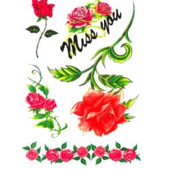 Miss you - siirtotatuointi