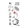 Moon & flowers - siirtotatuointi