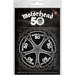 Motörhead: 50 - Tri-Tip Plektrasetti 5kpl
