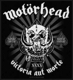 Motörhead Victoria aut Morte 1975-2015 - Kangasmerkki
