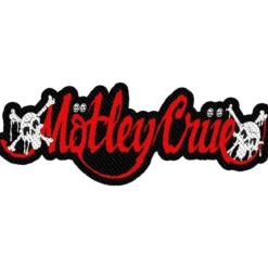 Mötley Crüe: Dr Feelgood Logo Cut Out - Kangasmerkki
