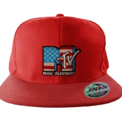 MTV American Flag Standart Snapback lippis, punainen
