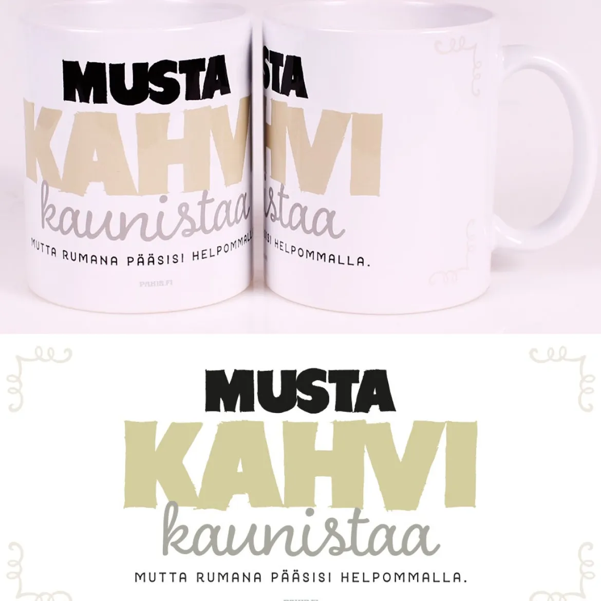 Musta kahvi - Muki