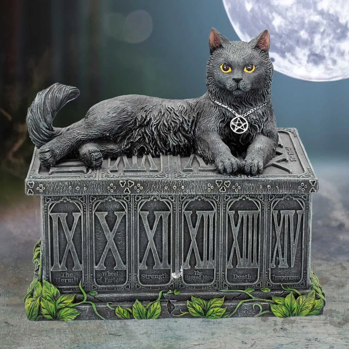Nemesis Now Fortune's Watcher - Tarotkortti Rasia 17cm