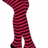Neon Pink stripes - Yli polven sukat