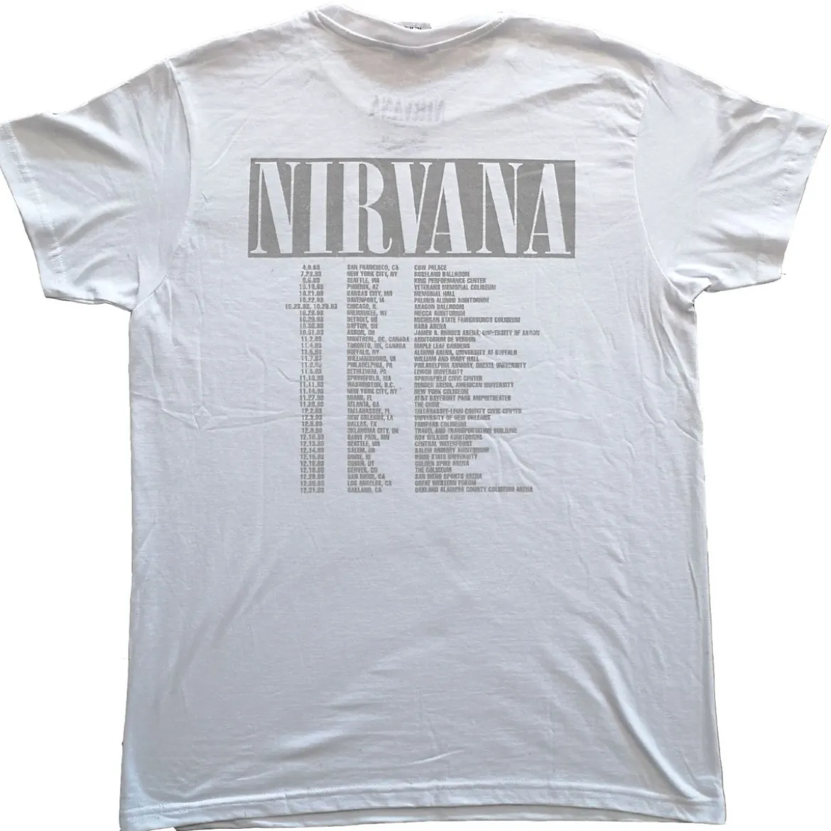 Nirvana In Utero Tour - T-Paita