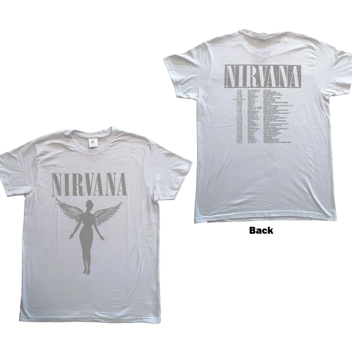 Nirvana In Utero Tour - T-Paita