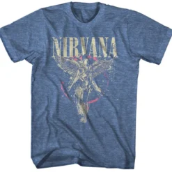 Nirvana In utero - T-paita, sininen