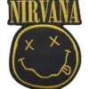 Nirvana: Logo &happy face - Kangasmerkki
