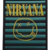 Nirvana: Logo &happy face stripes - Kangasmerkki