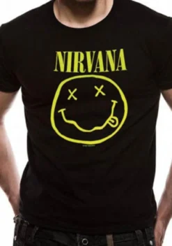 Nirvana Yellowhappy face - T-paita