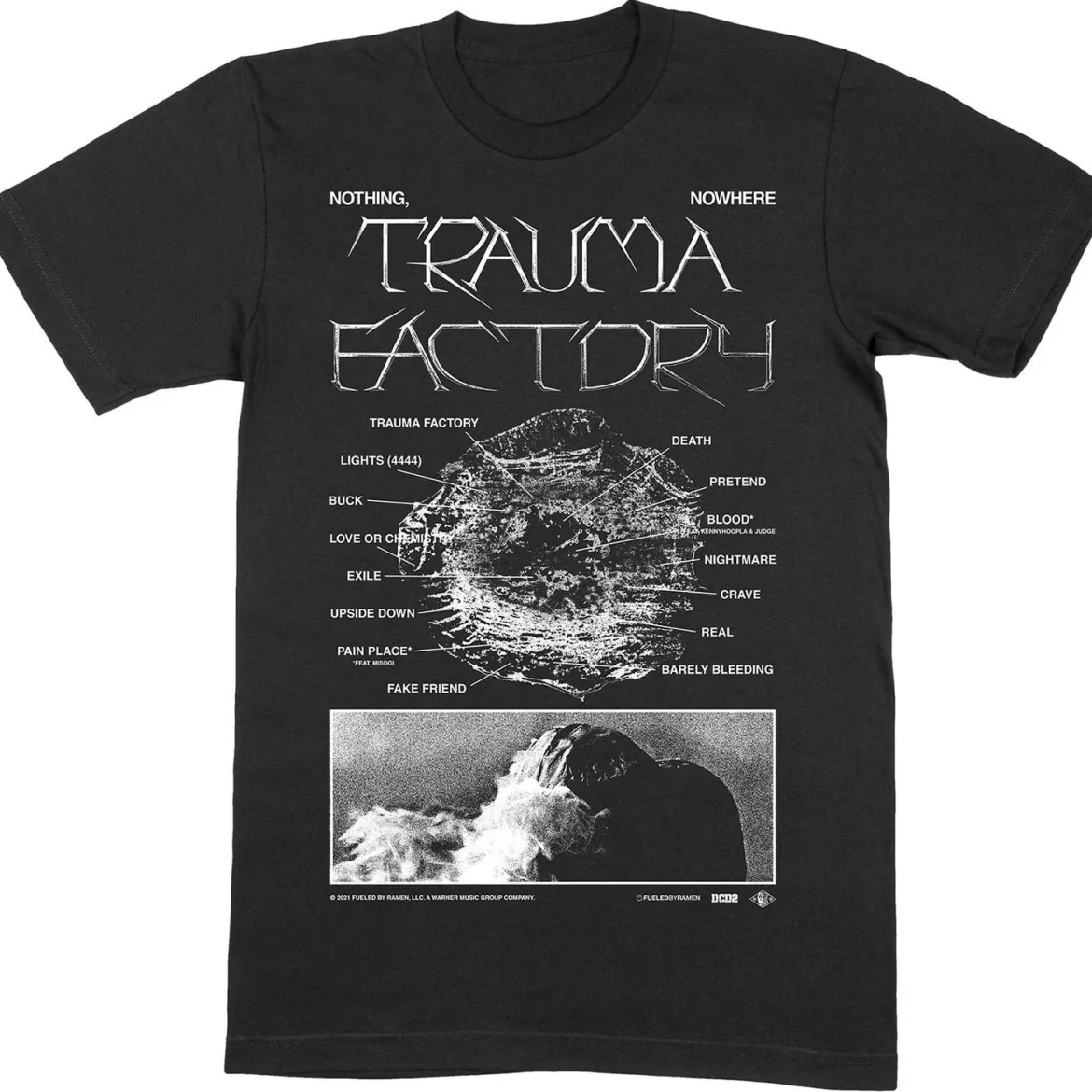 Nothing, Nowhere Trauma Factor V.2 - T-paita