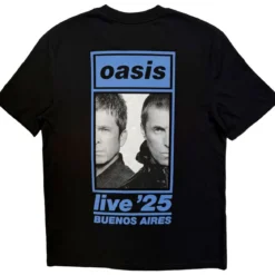 Oasis: Live '25 Buenos Aires Half Face - T-Paita