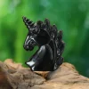 Obsidiaani yksisarvinen 5cm