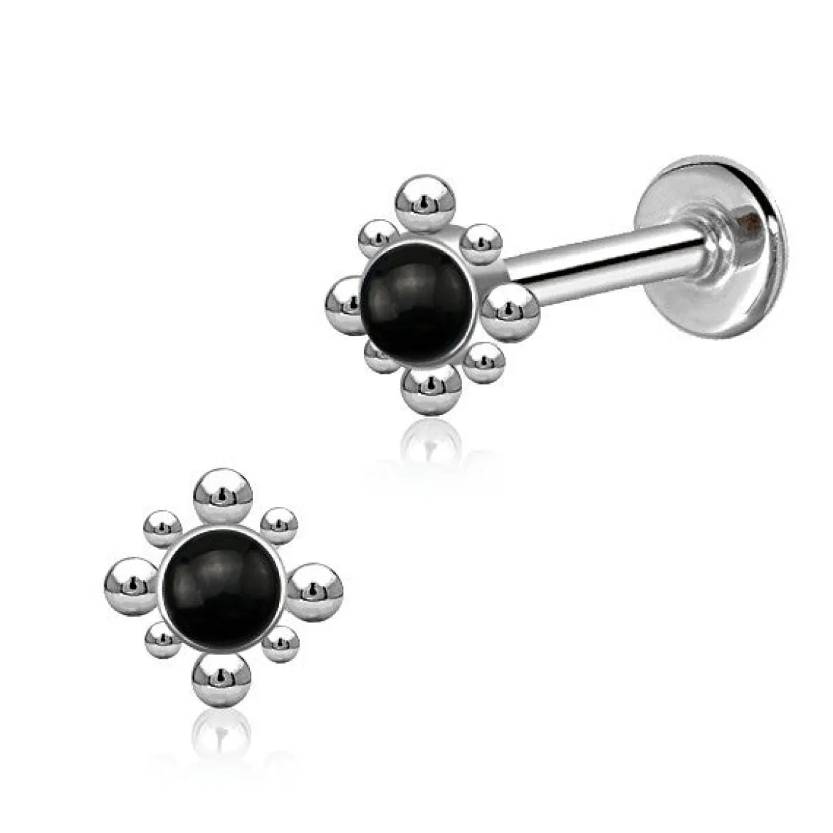 Onyksi - Lävistyskoru, labret