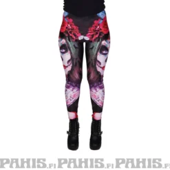 Pahis Sugar Skull & Roses - legginsit