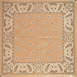 Paisley Beige - Bandana huivi