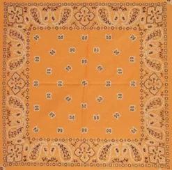 Paisley Caramel Tan - Bandana huivi