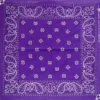 Paisley Violet - XL Bandana huivi