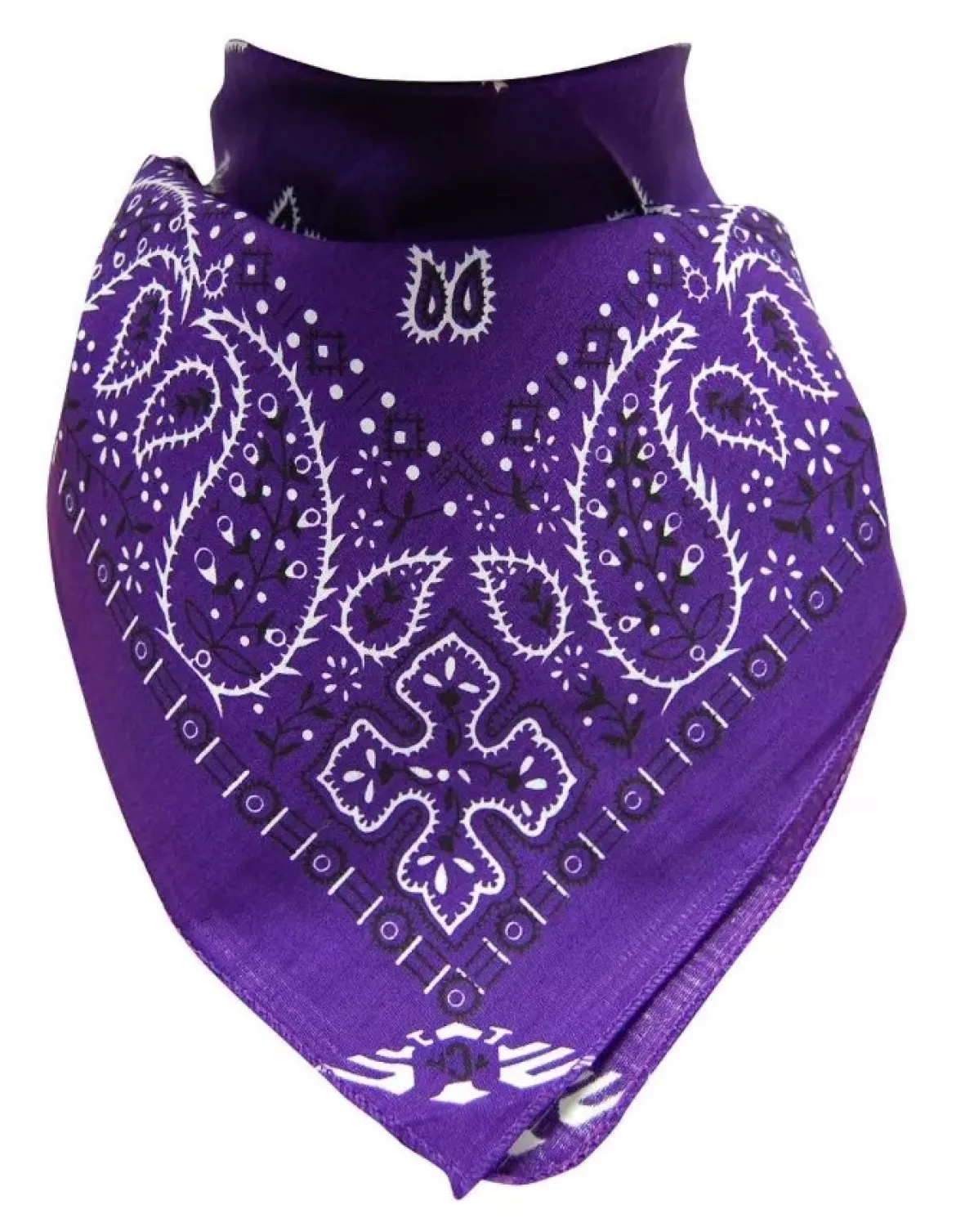 Paisley Violet - XL Bandana huivi