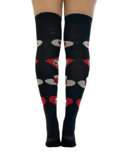 Pamela Mann Skull on Heart Clubs - Ylipolvensukat
