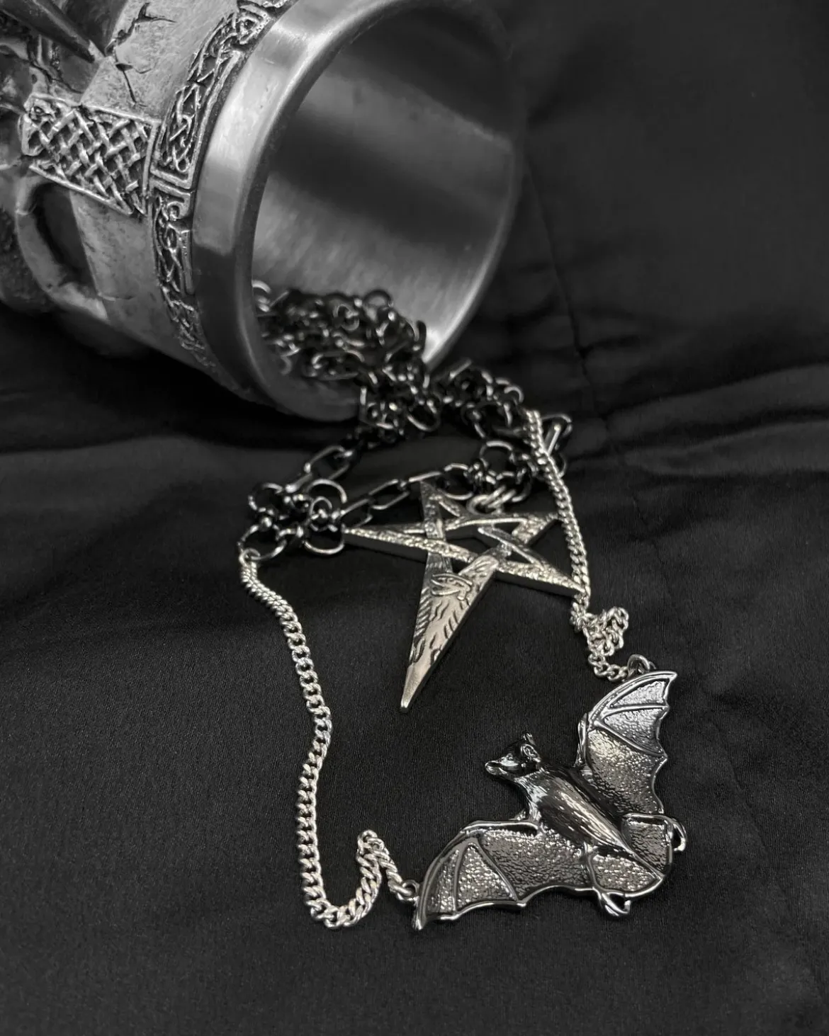 Pamela Mann Two Row Bat Collar - Choker