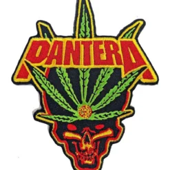 Pantera Leaf Skull - Kangasmerkki