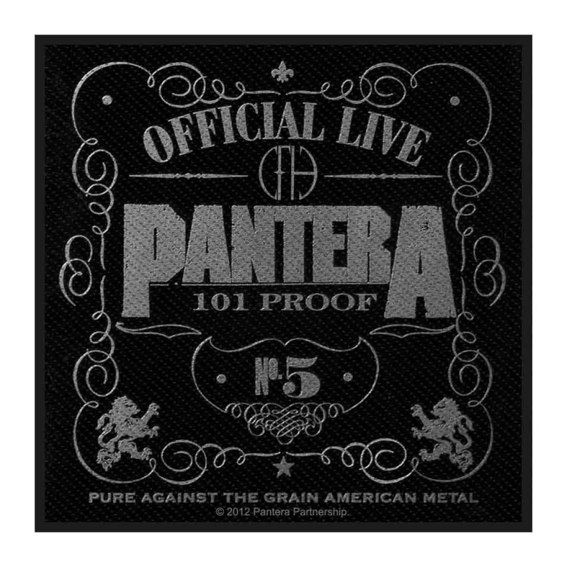Pantera 101% Proof - Kangasmerkki