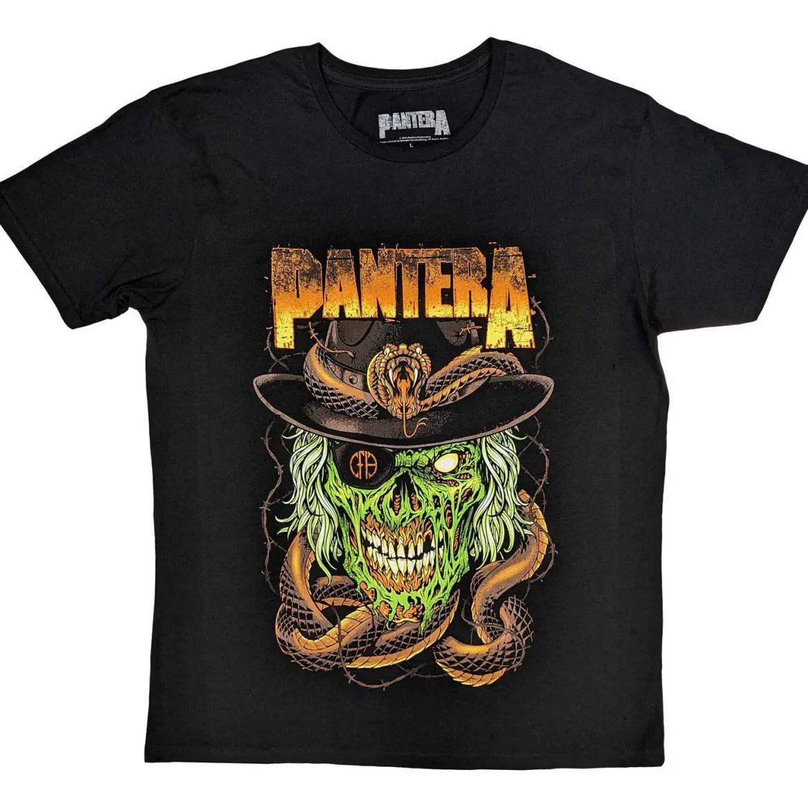 Pantera Snake & Skull - T-Paita